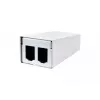 Accessorio per patch panel METZ CONNECT 130861-0202-E montaggio a parete bianco alluminio acciaio zincato