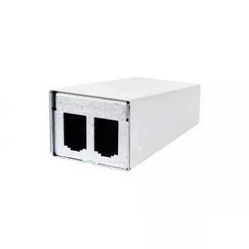Accessorio per patch panel METZ CONNECT 130861-0202-E montaggio a parete bianco alluminio acciaio zincato