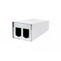 Accessorio per patch panel METZ CONNECT 130861-0202-E montaggio a parete bianco alluminio acciaio zincato