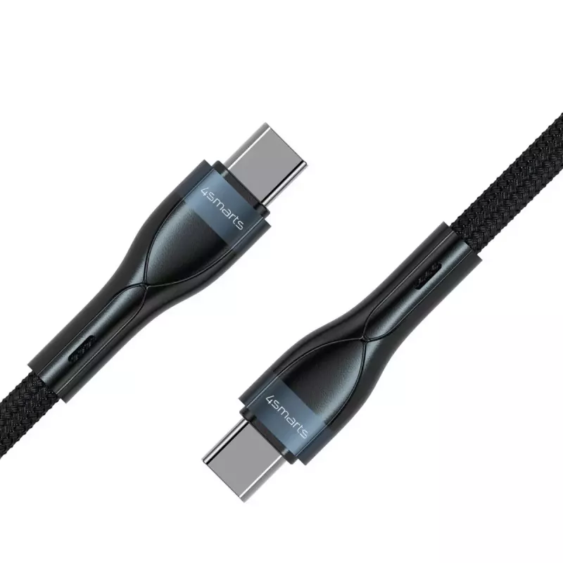 Cavo USB-C a USB-C 1 m, 4smarts 540429, nero, 0,48 Gbit/s
