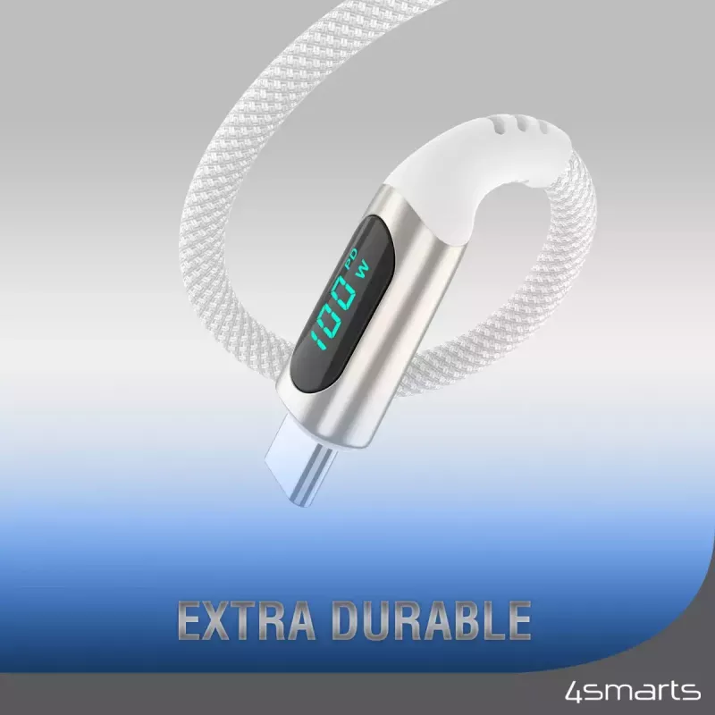 Cavo USB 4smarts 540954 3 m USB-C bianco USB 2.0 0,48 Gbit/s