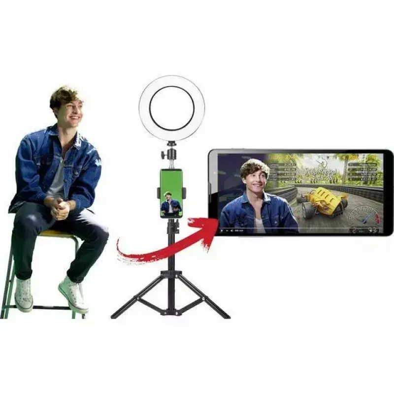 Greenscreen EASYPIX MyStudio 62020 portatile leggero – sfondo pieghevole per foto e video