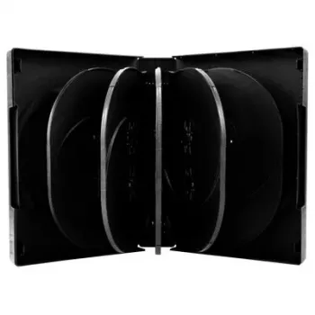 Custodia DVD MediaRange 12 dischi 39 mm nero