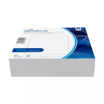 Custodia Sleeve MediaRange BOX66 custodia per disco ottico 1 disco bianco