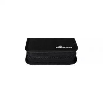 Porta schede di memoria MediaRange BOX98 per 3 schede nylon nero