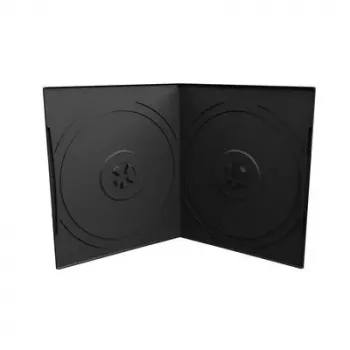 Custodia DVD MediaRange BOX10-2 per 2 dischi 7mm nero