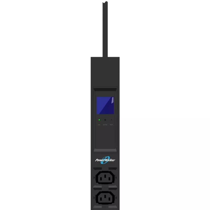 Unità di distribuzione dell'alimentazione PowerWalker 10133028 24 prese AC 0U nero