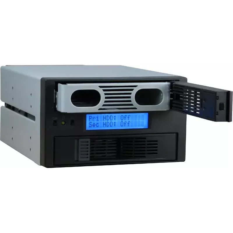 Inter-Tech SB-C 102 Enclosure Sub-RAID per 2x SATA da 3,5 pollici, nero