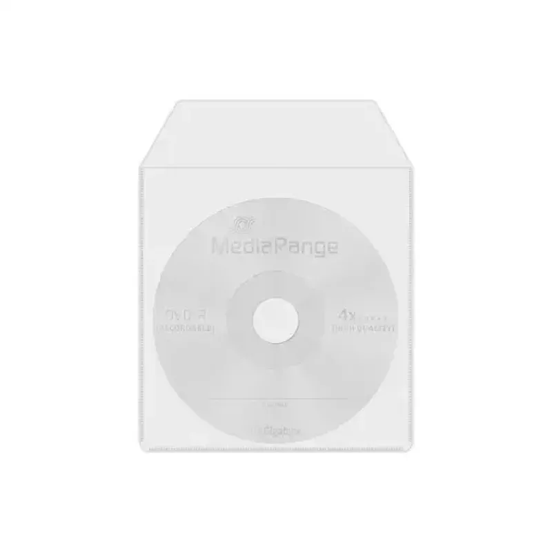 Custodia sleeve MediaRange BOX64-8 trasparente capacità 1 disco