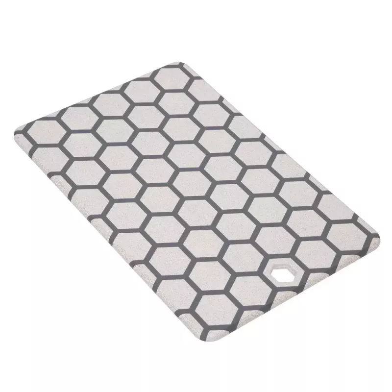 Resto Kitchenware 95402 Tagliere rettangolare in plastica grigio bianco