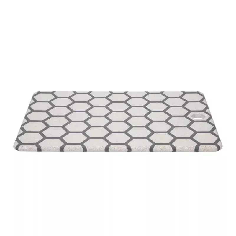 Resto Kitchenware 95402 Tagliere rettangolare in plastica grigio bianco