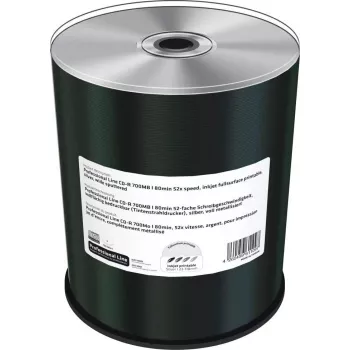 Disco ottico CD-R MediaRange MRPL502 700MB argento — confezione da 100