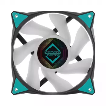 Ventola Iceberg Thermal IceGALE ARGB 12 cm nero