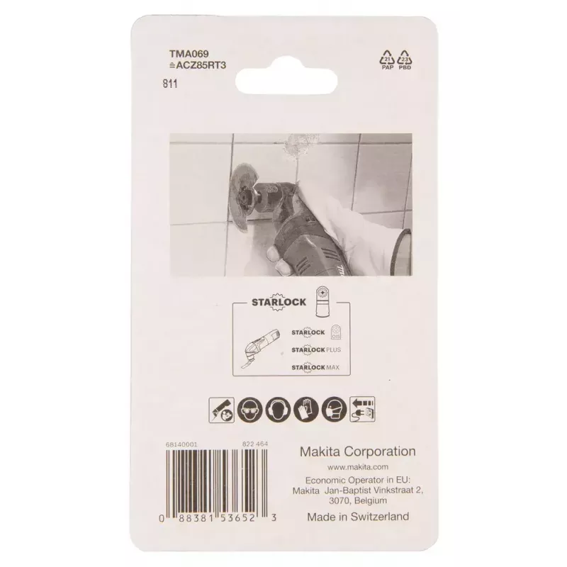 Makita TMA069 Lama per sega a segmenti in metallo duro 85 mm (B-65028)