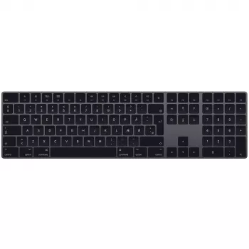 Tastiera Apple Magic Keyboard universale Bluetooth QWERTY danese grigio