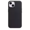 Custodia Apple iPhone 14 in pelle con MagSafe mezzanotte nero