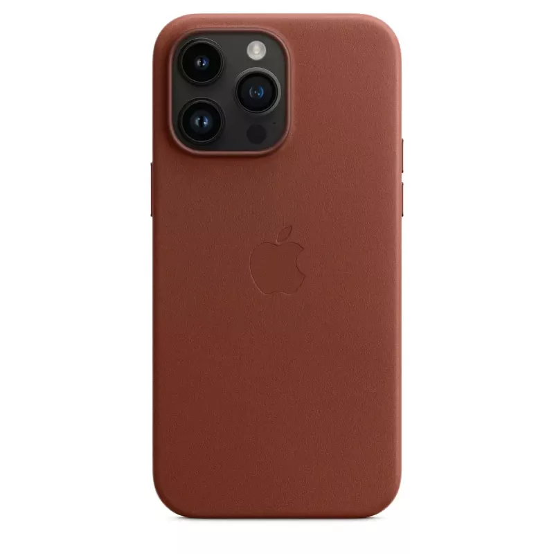 Custodia in pelle MagSafe per iPhone 14 Pro Max di Apple — marrone, per display 6,7 pollici
