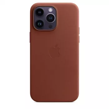 Custodia in pelle MagSafe per iPhone 14 Pro Max di Apple — marrone, per display 6,7 pollici