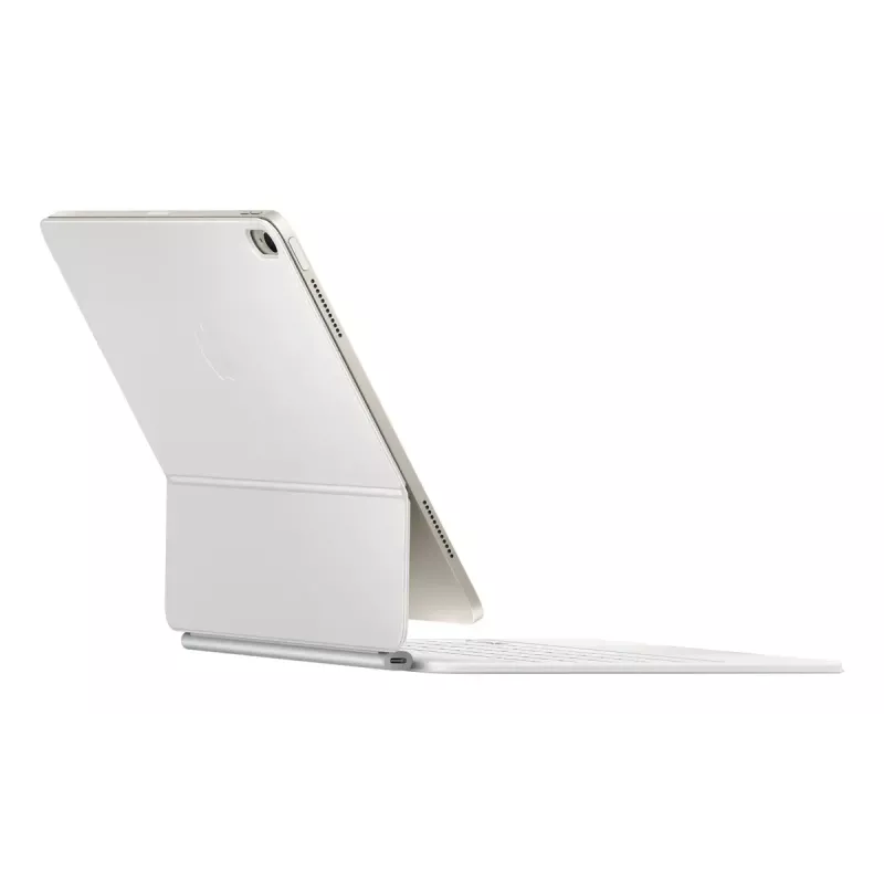 Tastiera Apple Magic QWERTY danese bianca con trackpad