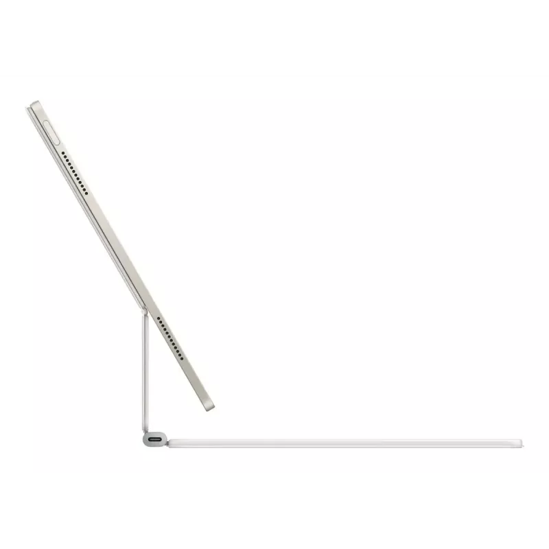Tastiera Apple Magic QWERTY danese bianca con trackpad