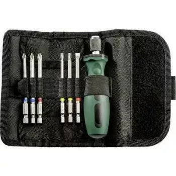 Metabo 626723000 custodia a rullo per punte SP set di punte per avvitatore, 7 pezzi