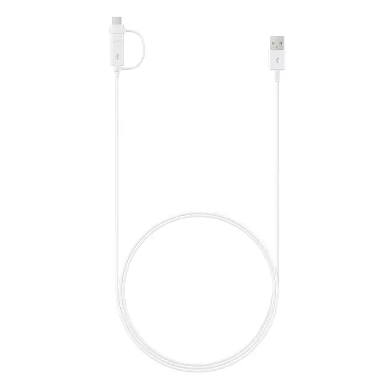 Cavo USB Samsung EP-DG930 1,5 m USB-A USB-C/Micro-USB-B bianco