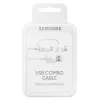 Cavo USB Samsung EP-DG930 1,5 m USB-A USB-C/Micro-USB-B bianco