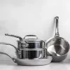 de Buyer Affinity Pentola con coperchio, 28 cm, acciaio inox