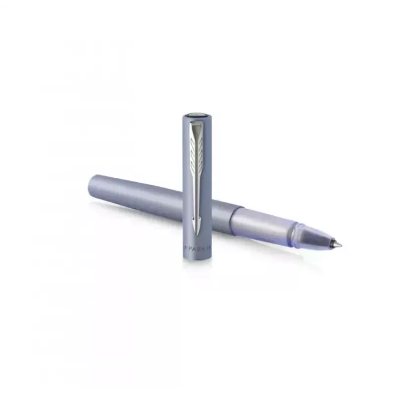 Penna a sfera Parker Vector XL blu argento acciaio inox