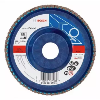 Disco di pulizia Bosch 2 608 607 366 punto centrale piatto metallo