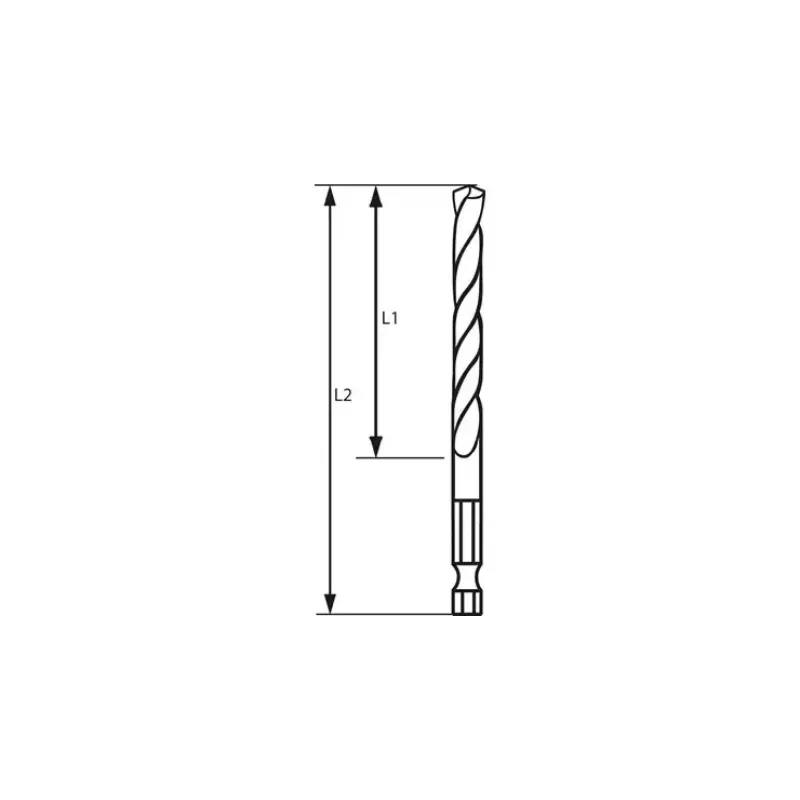 Punte elicoidali HSS Bosch Impact Control 2608577130