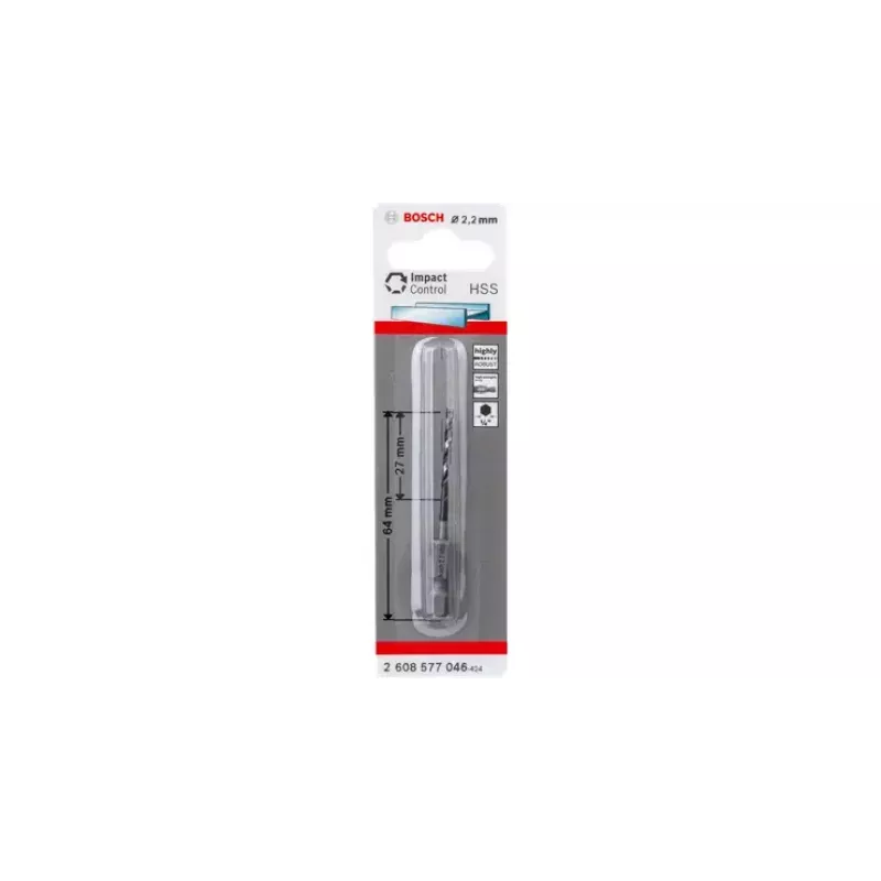 Punte elicoidali HSS Bosch Impact Control 2608577130