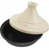 Tajine in ghisa Staub 20 cm rotonda crema, modello 40509-394