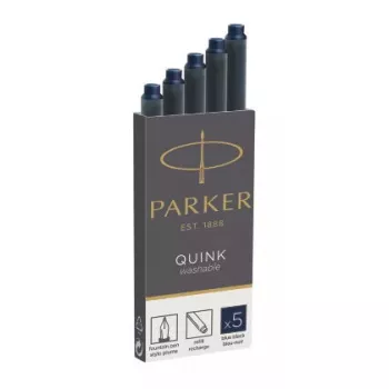 Cartuccia inchiostro Parker 1950385 nero, blu 5 pz.
