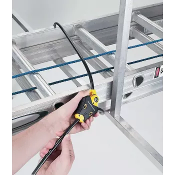 Cavo di sicurezza regolabile Python MASTER LOCK 1,8 m x 10 mm nero giallo