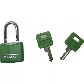 Lucchetto MASTERLOCK 30 mm larghezza, corpo in alluminio massiccio rivestito, colori assortiti