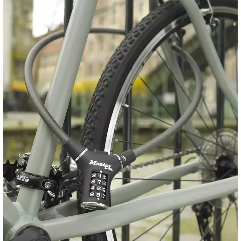 Lucchetto a cavo MASTER LOCK 8229EURDPRO nero 0,9 m