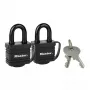 Lucchetto MASTER LOCK 7804EURT 2 x 40 mm acciaio laminato nero