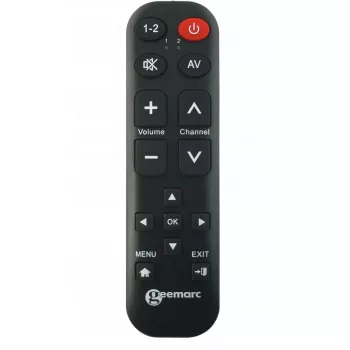 Telecomando Geemarc TV-15 – telecomando TV universale con tasti grandi e funzione di apprendimento