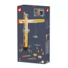 JANOD Grande gru multicolore legno di faggio 3-8 anni