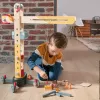 JANOD Grande gru multicolore legno di faggio 3-8 anni