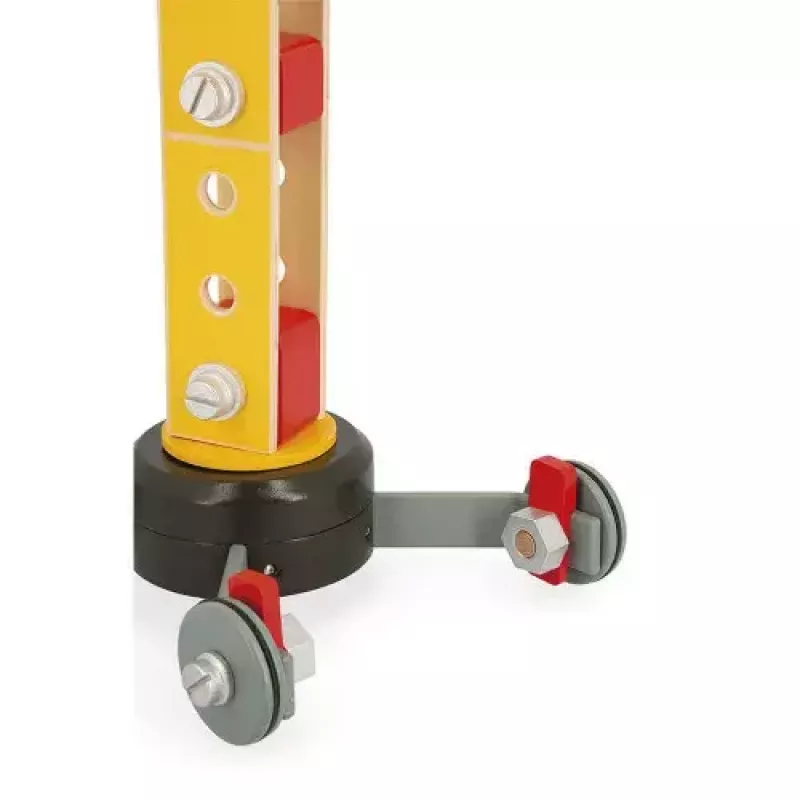 JANOD Grande gru multicolore legno di faggio 3-8 anni