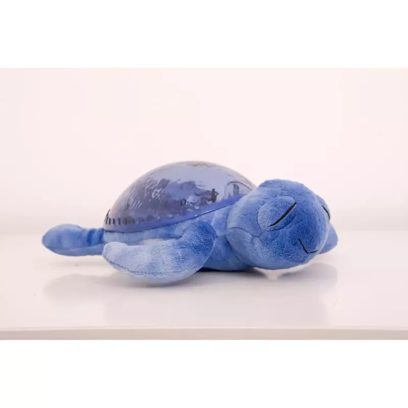Luce notturna da appoggio Cloud B Tranquil Turtle blu spegnimento automatico