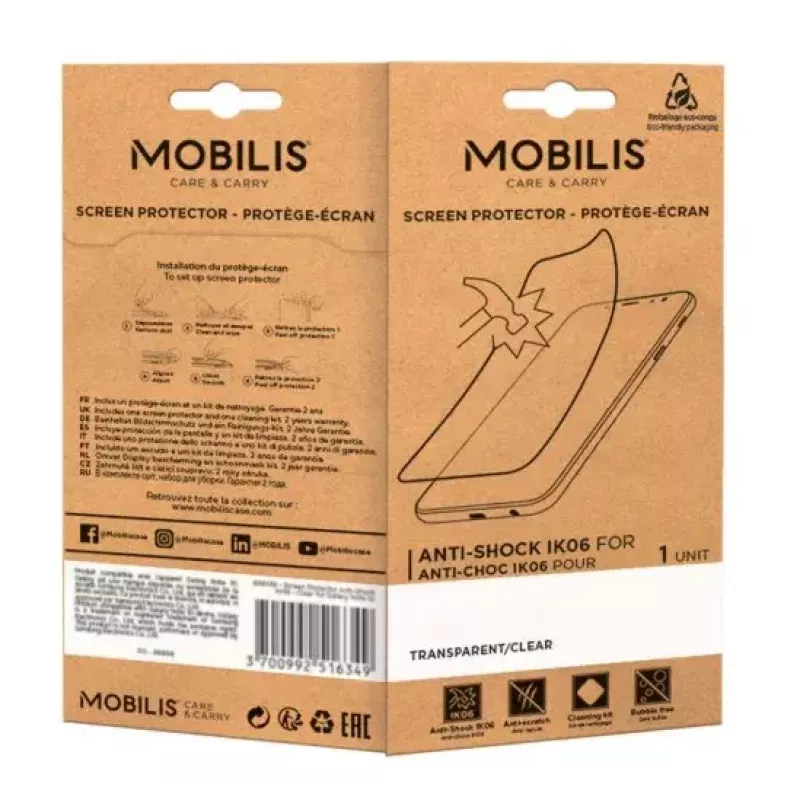 Protezione schermo Mobilis 036289 Samsung Galaxy A14 4G 5G trasparente