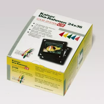 Telaietti per diapositive Kaiser Fototechnik C.A.M./CS 5x5 cm nero