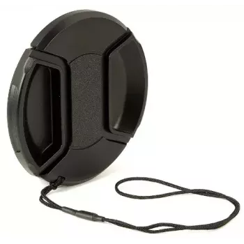Tappo obiettivo KAISER 6835 per fotocamera digitale, plastica, diametro 5,5 cm, nero