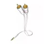 Cavo audio Inakustik 003100015 1,5m 3,5mm 2xRCA bianco