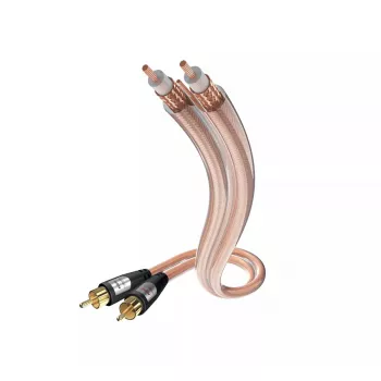 Cavo audio Inakustik 00304115 1,5 m RCA trasparente