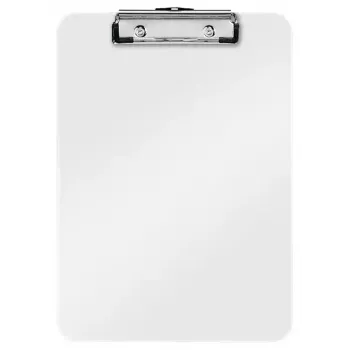 Cartella con clip Leitz WOW A4 metallo polistirene bianco
