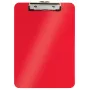 Clipboard Leitz WOW A4 metallo rosso 80 fogli